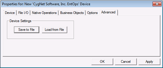Enterprise Operations EIE - Advanced Page